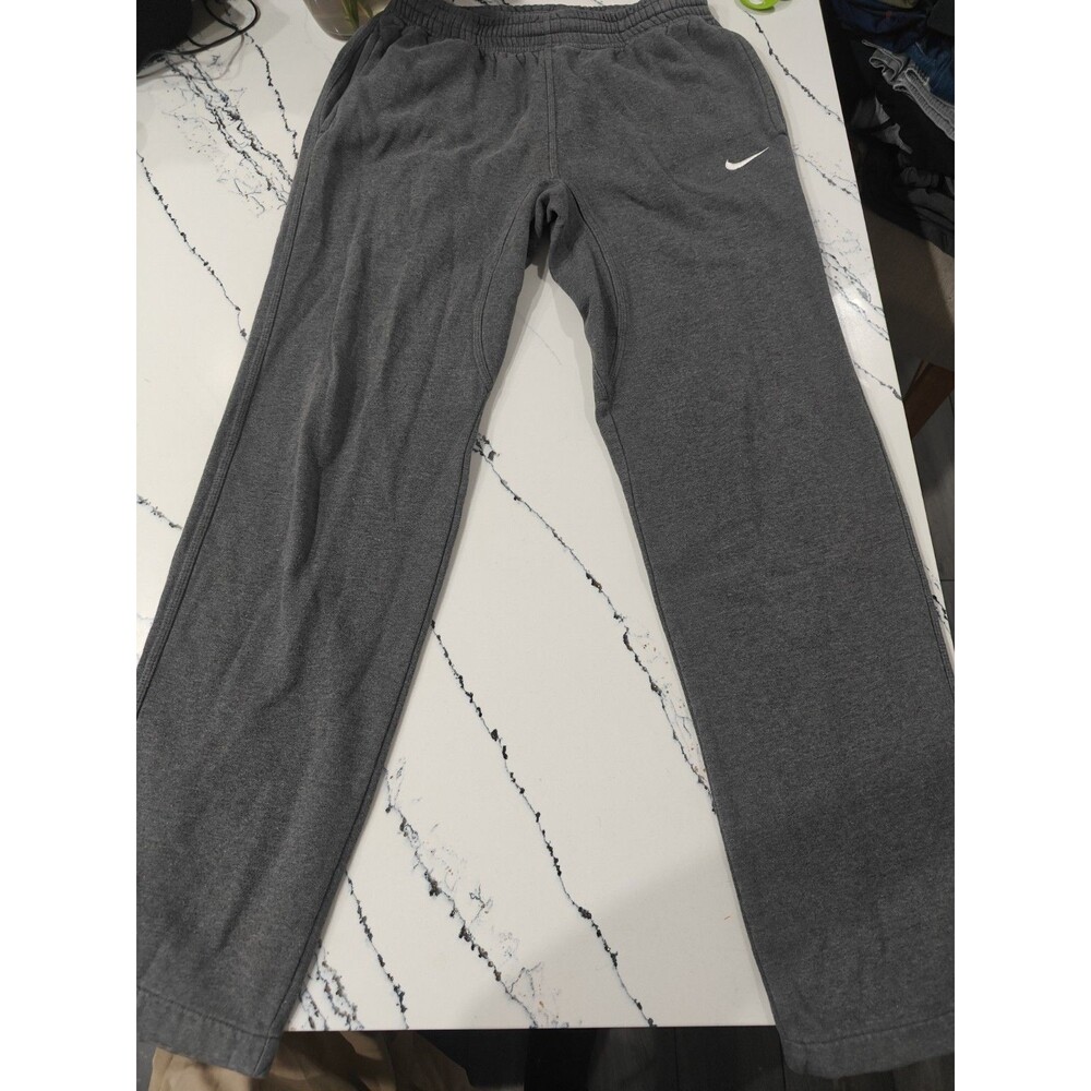 Nike Sportswear Club Fleece Open Hem Sweatpants Y2K Gray Men’s Size Small